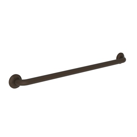 Newport Brass 35" L, Two Post, Solid Brass, 32" Grab Bar in Weathered Copper (Living) 1200-3932/08W